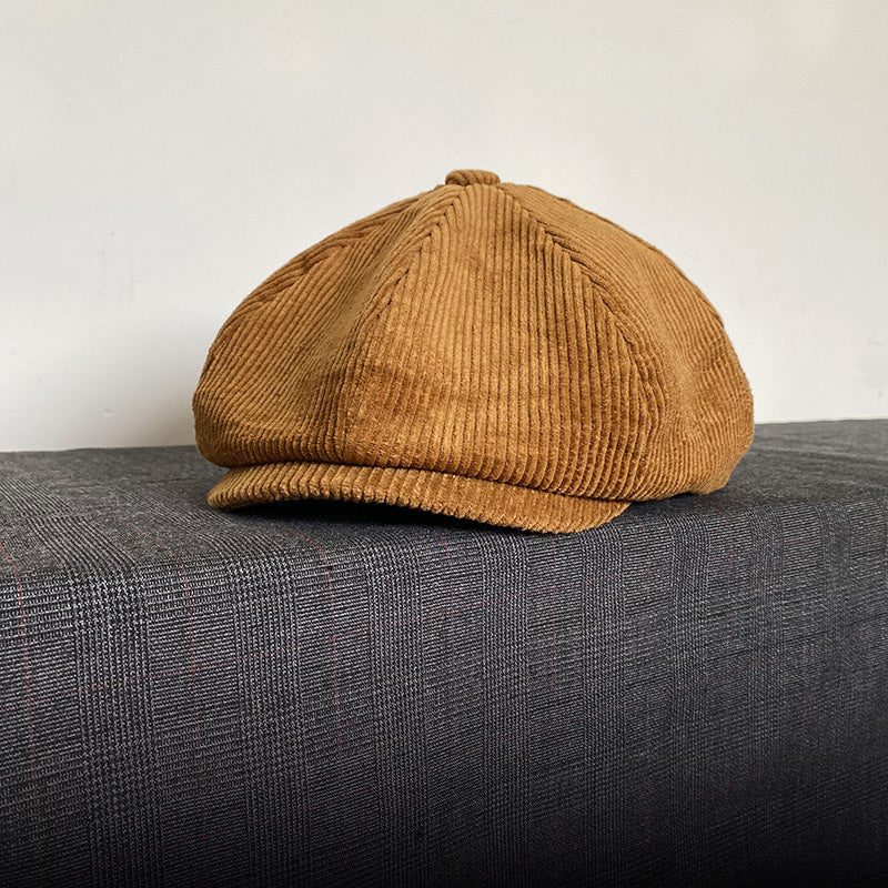 Retro Corduroy All-match Hats