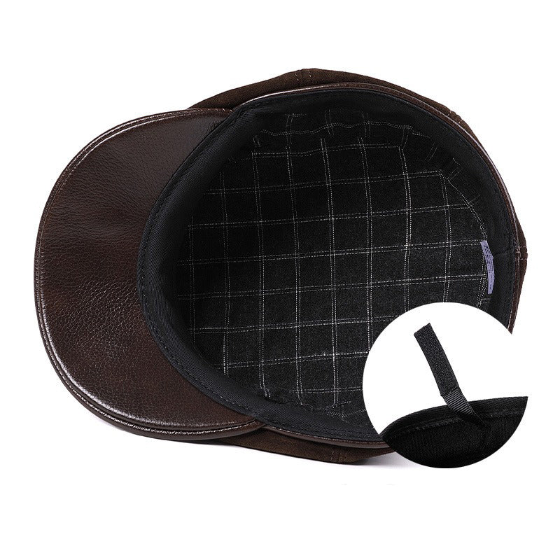 Retro Casual Leather All-match Hats