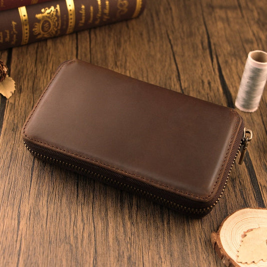 Retro Leather Watch Storage Carrying Case