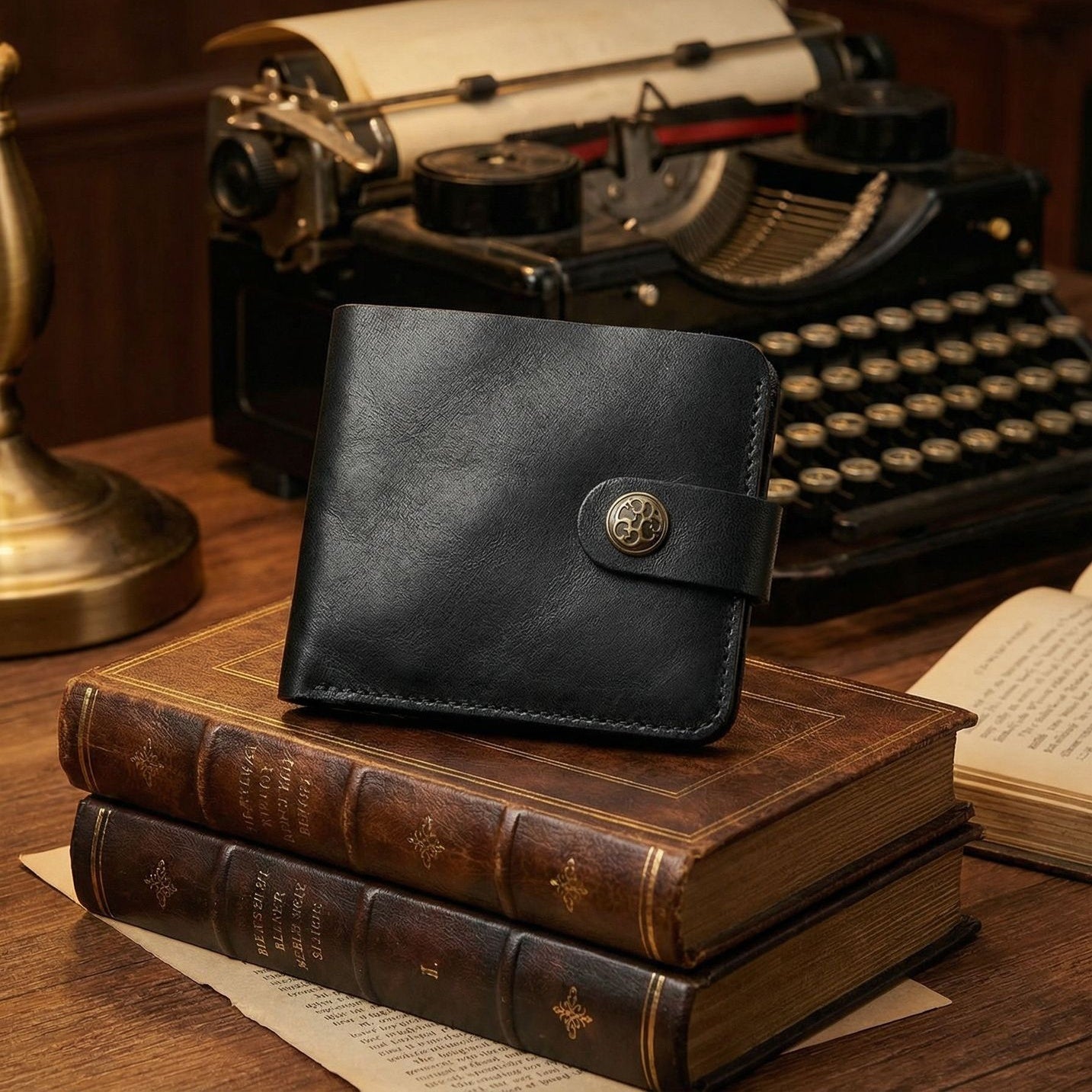 Retro Handmade Leather Card Coin Wallets