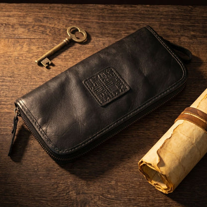 Retro Handmade Leather Wallet Multi-card Slots Wallet