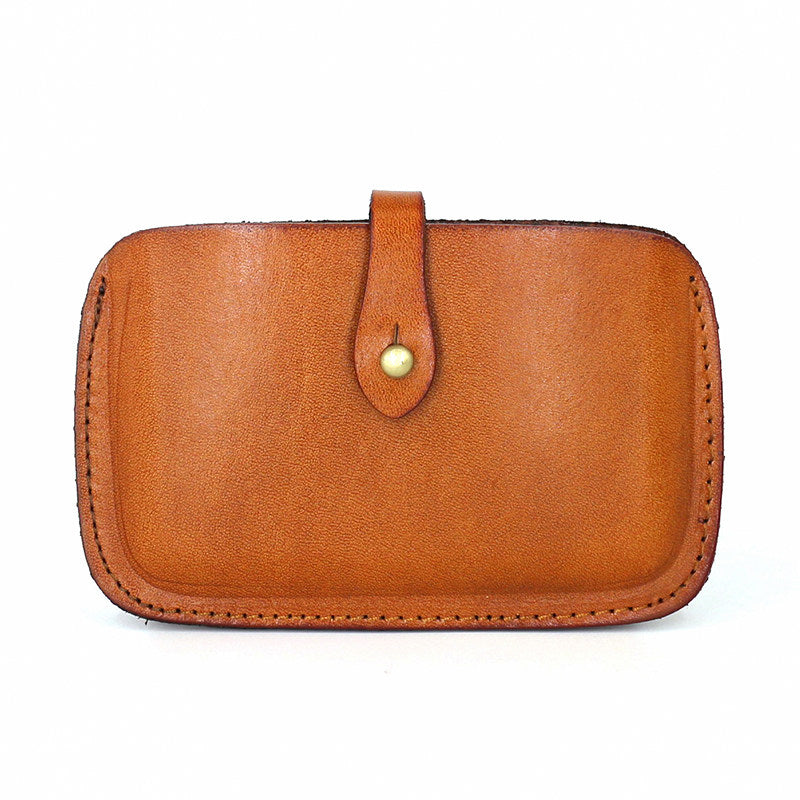 Retro Handmade Leather Card Holder