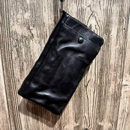 Vintage Handmade Genuine Leather Wallet Multi-card Slots Wallet