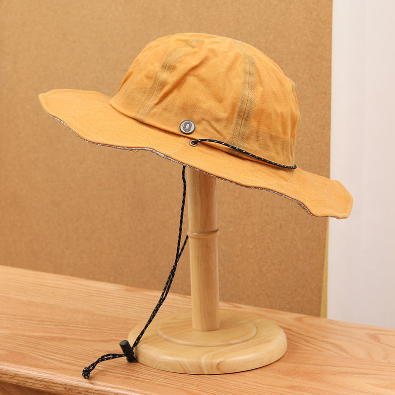 Retro Wax Cloth Fisherman Caps