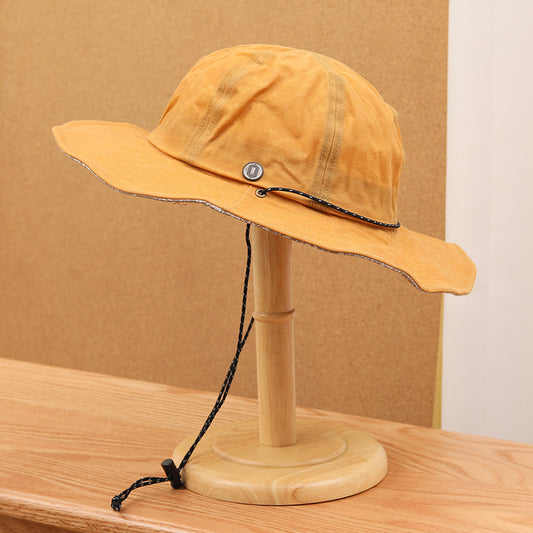 Retro Wax Cloth Fisherman Caps
