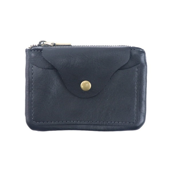 Retro Handmade Leather Card Wallet Storage Bag