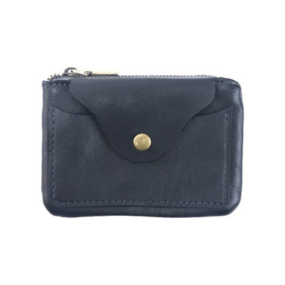 Retro Handmade Leather Card Wallet Storage Bag