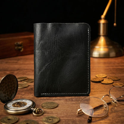 Retro Handmade Leather Card Wallets
