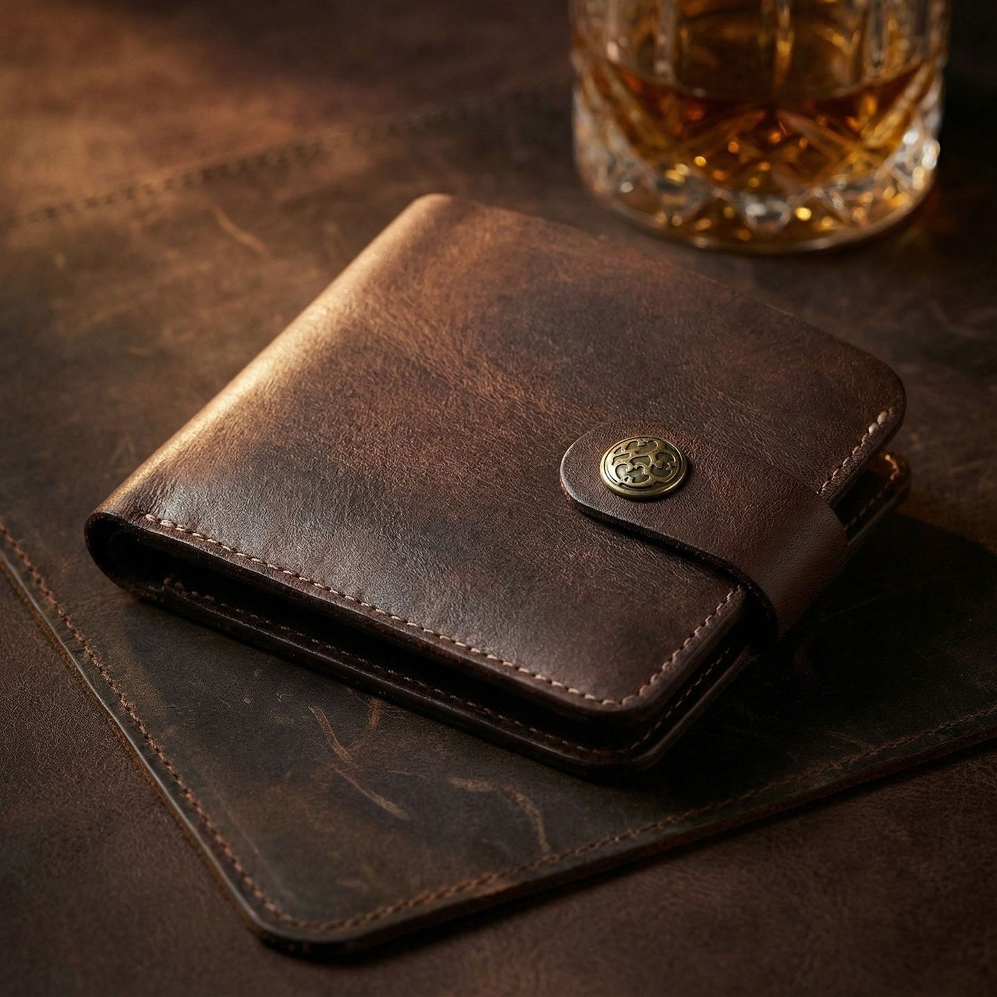 Retro Handmade Leather Card Coin Wallets