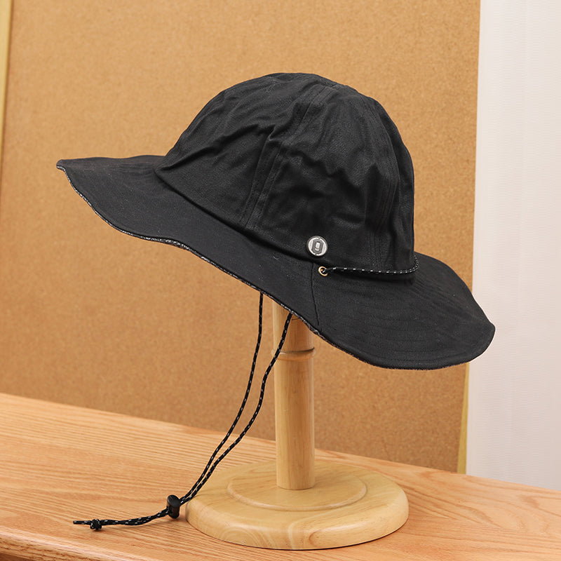Retro Wax Cloth Fisherman Caps