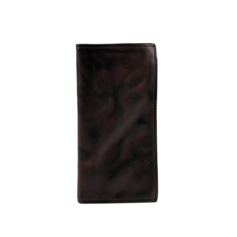 Retro Handmade Leather Multi-card Slots Long Wallets