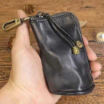 Retro Handmade Leather Key Bags Waist Bags