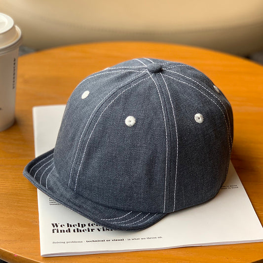 Retro Flip Hat Beret Casual Cap Adjustable Hat