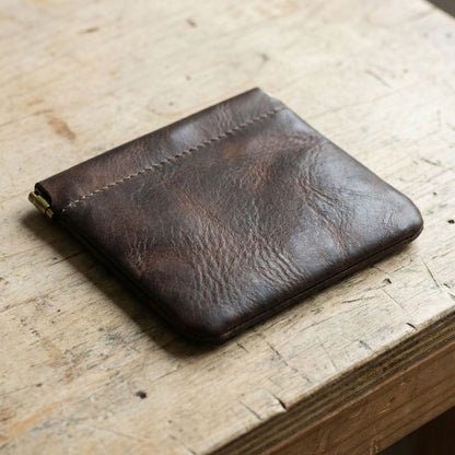 Retro Handmade Leather Card Wallets