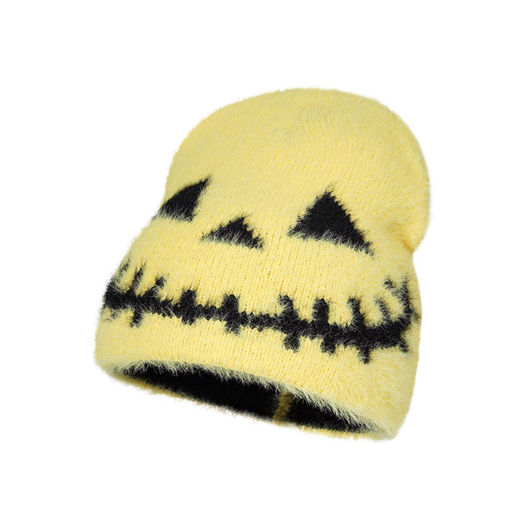 Retro Halloween Pumpkin Autumn Style Print Hat