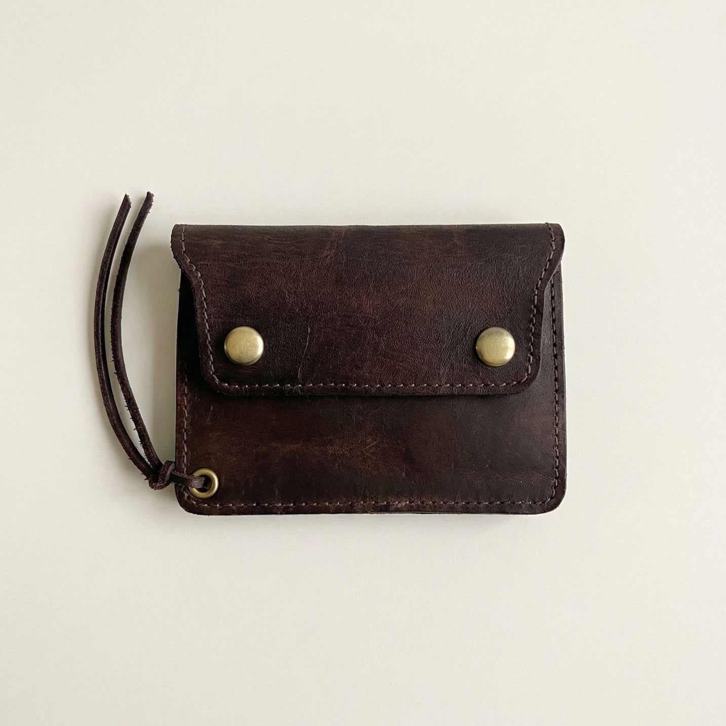 Retro Handmade Leather Card Wallets