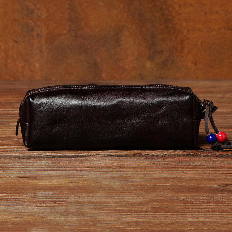 Retro Handmade Leather Storage Bag