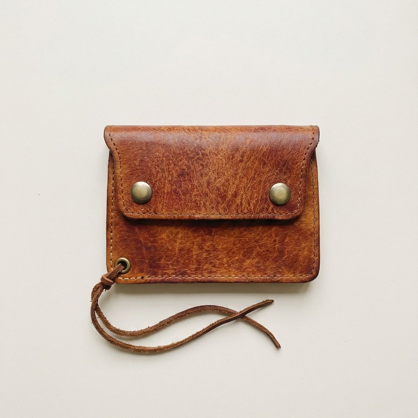 Retro Handmade Leather Card Wallets