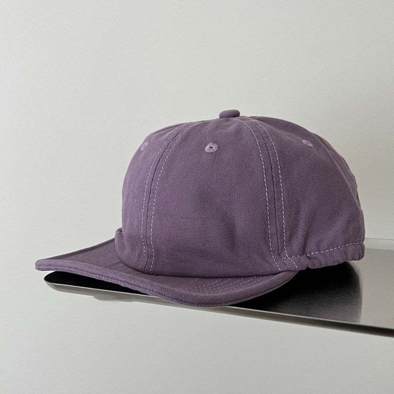 Retro Embroidered Baseball Cap Flip Hat Adjustable Hat