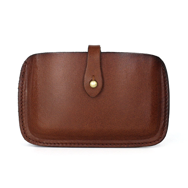 Retro Handmade Leather Card Holder