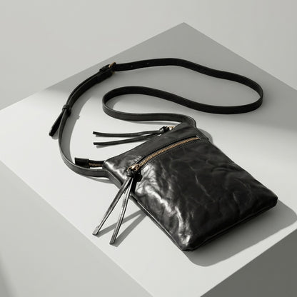 Retro Handmade Tanned Leather Shoulder Bag