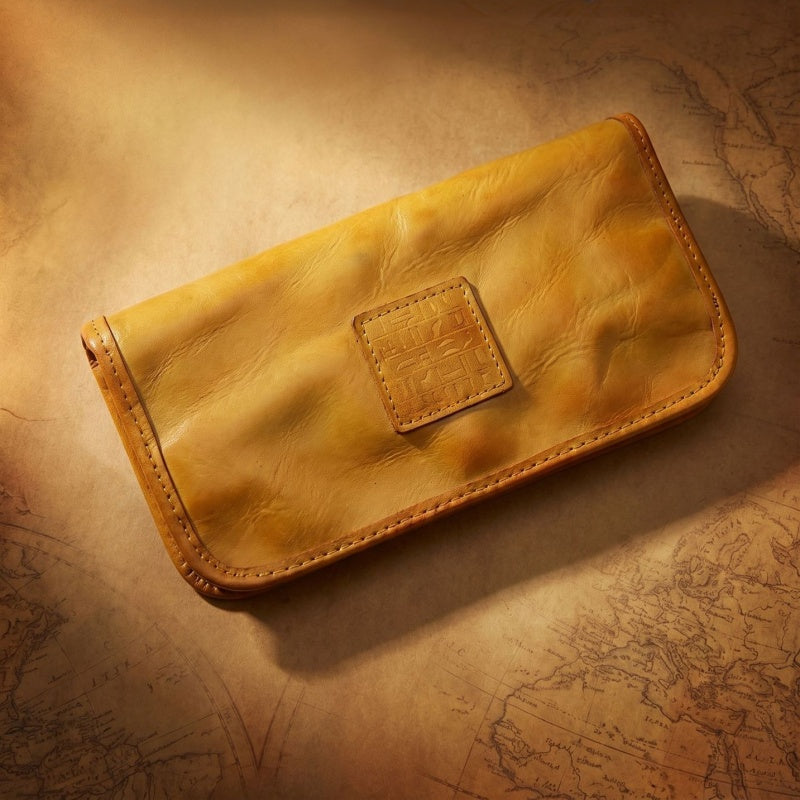 Retro Handmade Leather Wallet Multi-card Slots Wallet