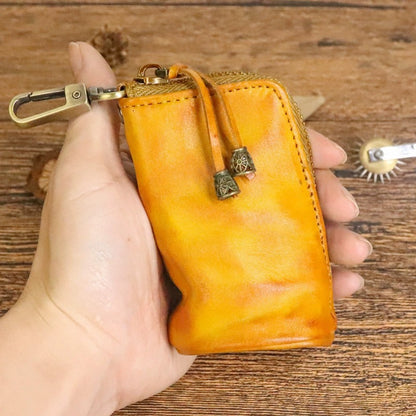 Retro Handmade Leather Key Bags Waist Bags