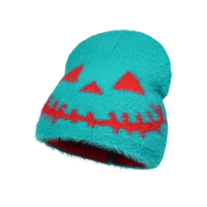 Retro Halloween Pumpkin Autumn Style Print Hat