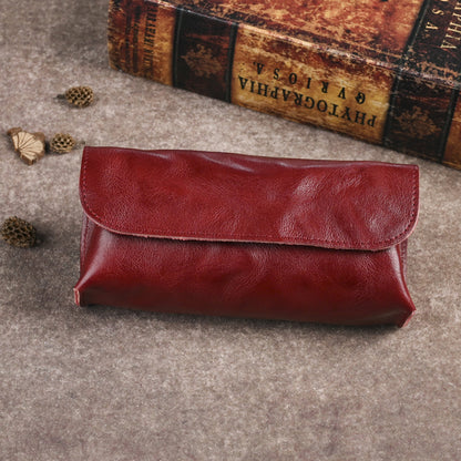 Retro Magnetic Handmade Leather Sunglasses Case