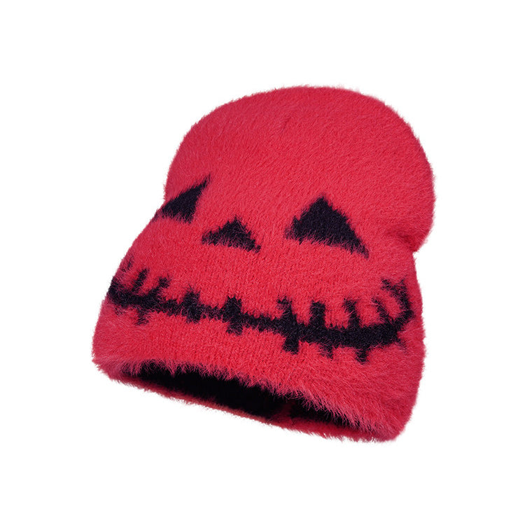 Retro Halloween Pumpkin Autumn Style Print Hat