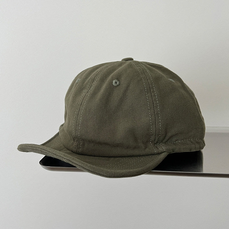 Retro Embroidered Baseball Cap Flip Hat Adjustable Hat