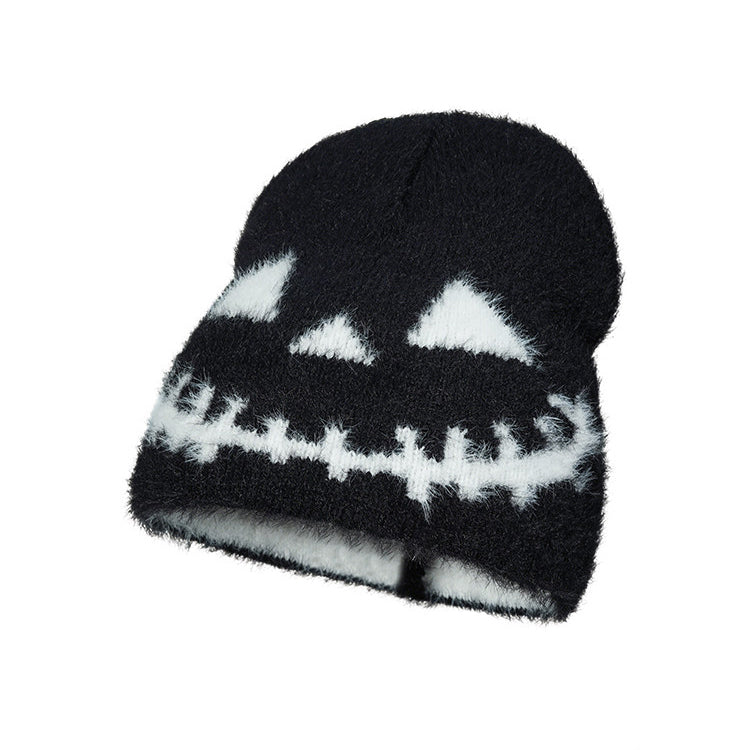 Retro Halloween Pumpkin Autumn Style Print Hat