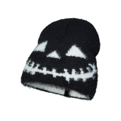 Retro Halloween Pumpkin Autumn Style Print Hat