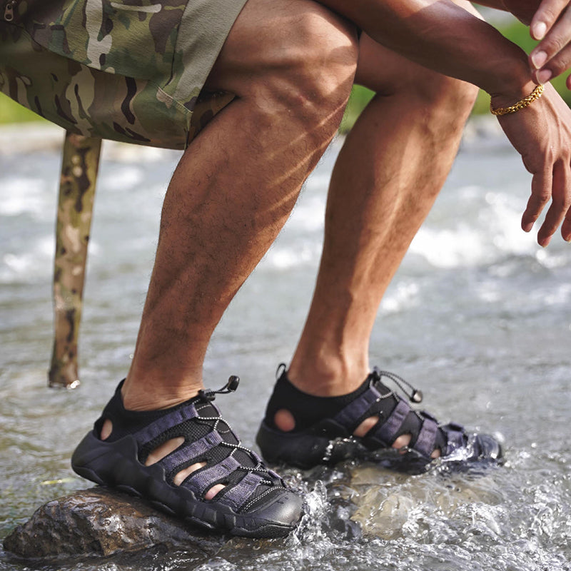 Outdoor Hollow Breathable Hiking Shoes Casual Sports Sandals