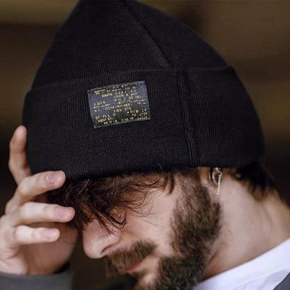 Vintage Winter Knitted Wool Beanie Hat