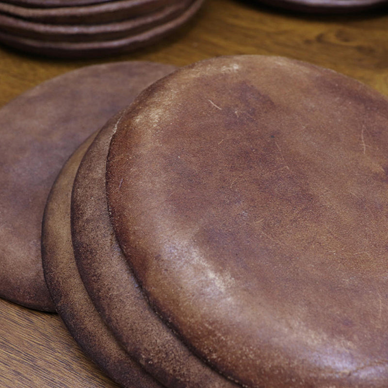 Retro Handmade Storage Leather Tray