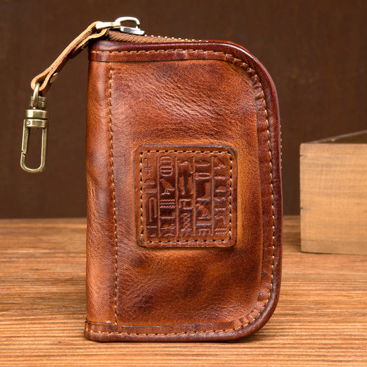 Retro Handmade Leather Car Key Bags