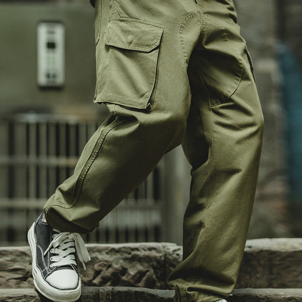 Retro Casual Military Style Green Pants – Martboutique