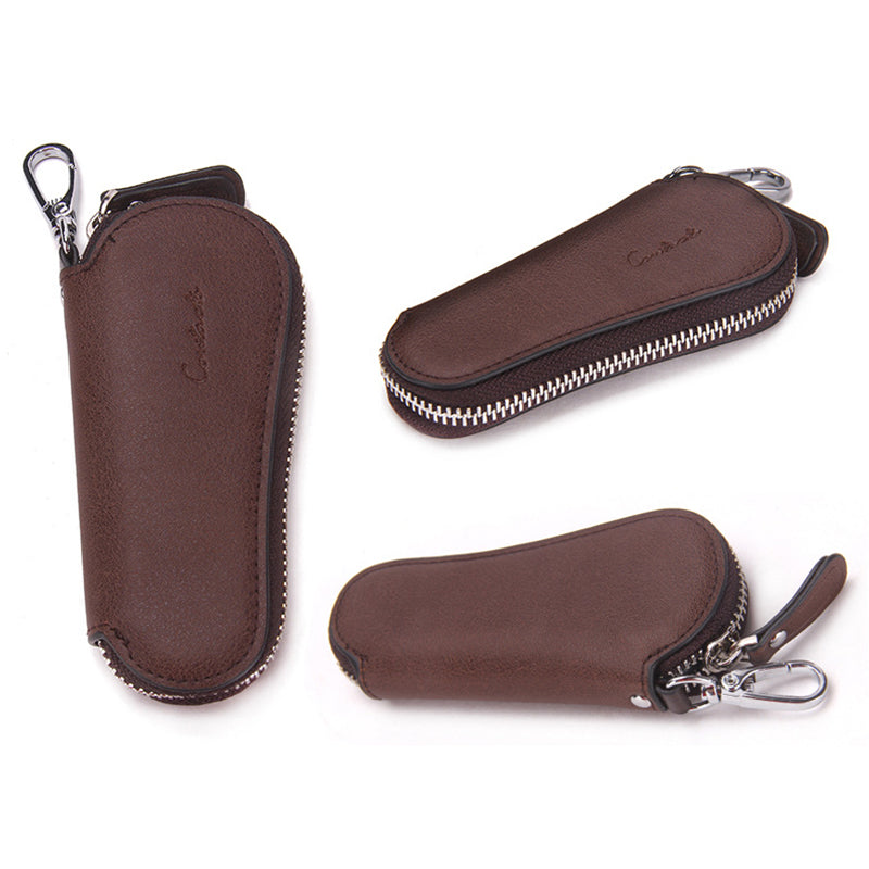 Retro Style Zipper Key Bag Car Key Wallet