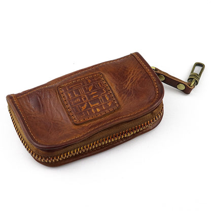 Retro Handmade Leather Car Key Bags