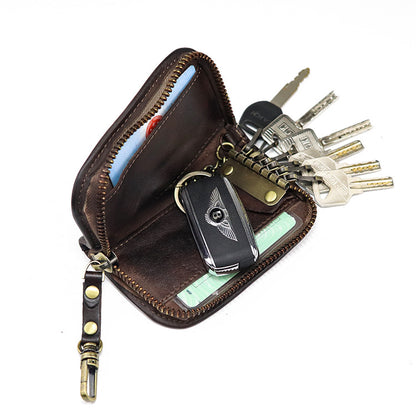 Retro Handmade Leather Car Key Bags