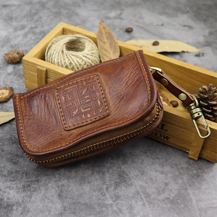 Retro Handmade Leather Car Key Bags