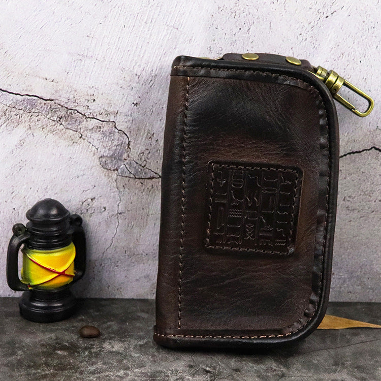 Retro Handmade Leather Car Key Bags