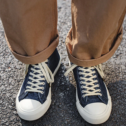 Vintage Casual Denim Canvas Shoes