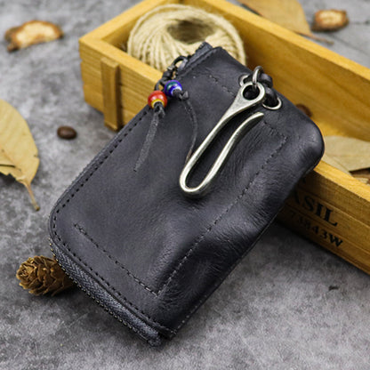 Mens Small Coin Card Holder Car Key Wallet