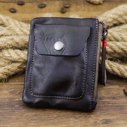 Retro Zipper Small Coin Bags Wallets