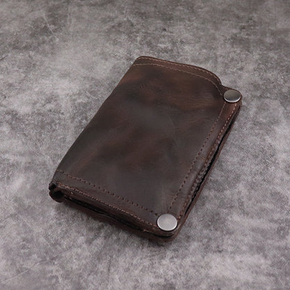 Retro Handmade Leather Wallet Multi-card Slots Wallet