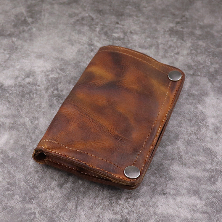 Retro Handmade Leather Wallet Multi-card Slots Wallet