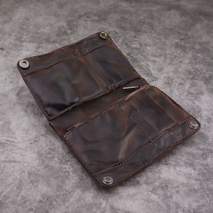 Retro Handmade Leather Wallet Multi-card Slots Wallet