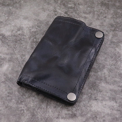 Retro Handmade Leather Wallet Multi-card Slots Wallet